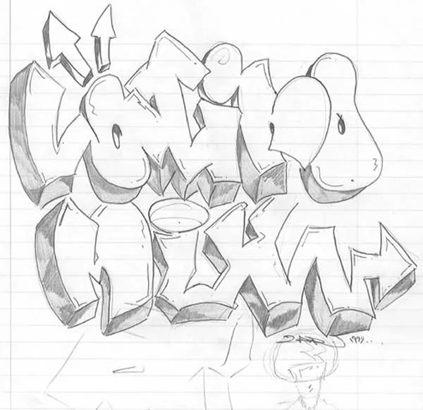 Draw graffiti. Граффити карандашом для начинающих. Наброски граффити для новичков. Лёгкие граффити на бумаге. Граффити скетчи для новичков.