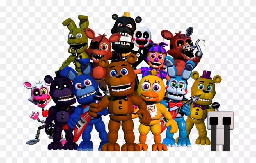 Картинки персонажи fnaf