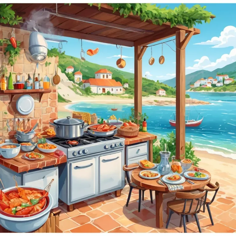 Легкий и вкусный отдых: кухни у моря, где готовят на огне и морепродукты