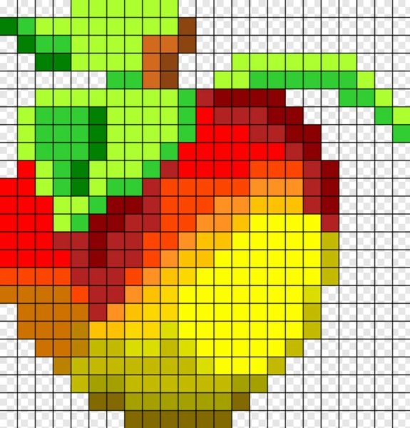 295 маленьких рисунков по клеточкам