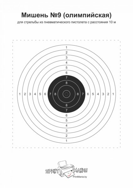 55 мишеней для стрельбы (распечатки)