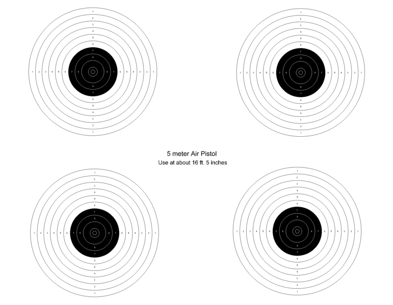 55 мишеней для стрельбы (распечатки)