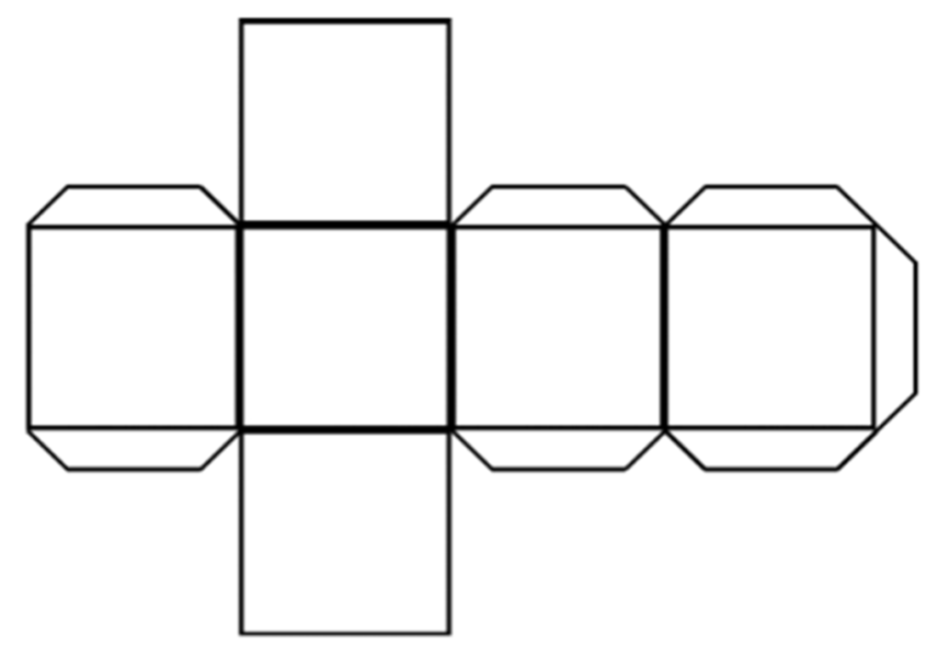 65 шаблонов кубиков из бумаги для распечатки