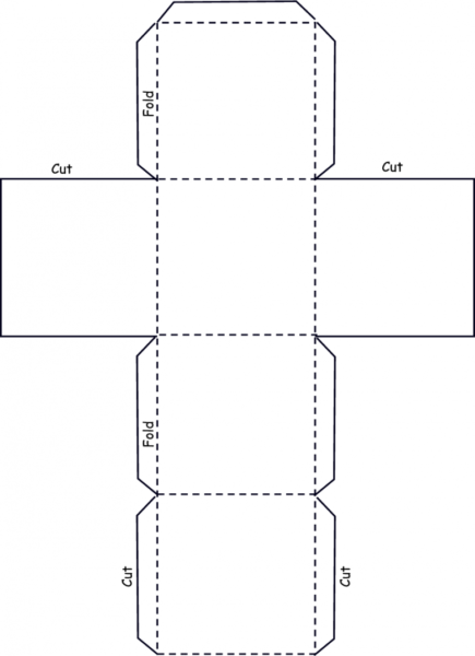 65 шаблонов кубиков из бумаги для распечатки