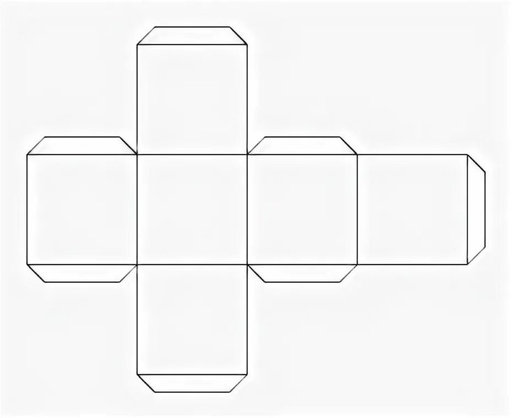 65 шаблонов кубиков из бумаги для распечатки