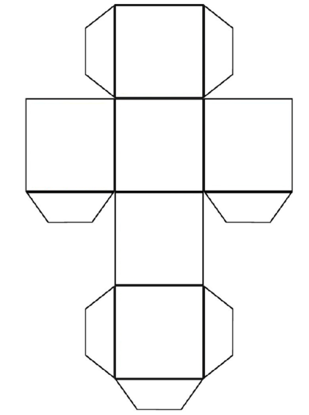 65 шаблонов кубиков из бумаги для распечатки