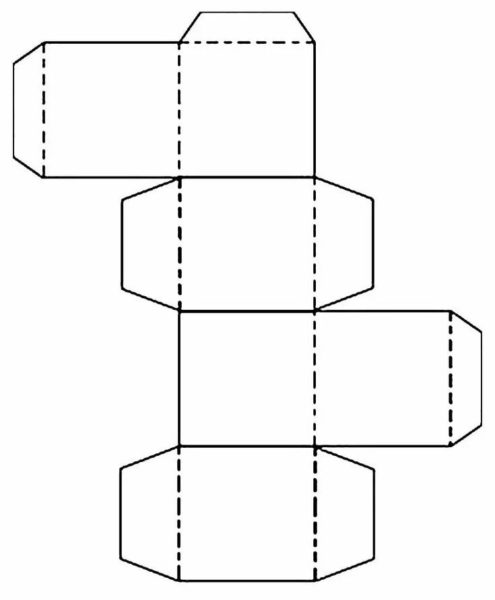 65 шаблонов кубиков из бумаги для распечатки