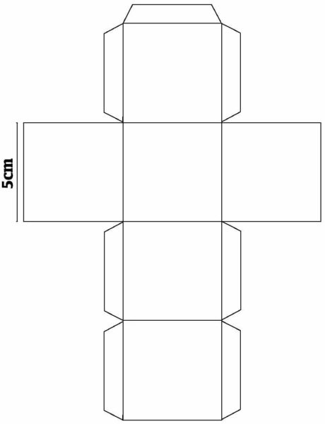 65 шаблонов кубиков из бумаги для распечатки