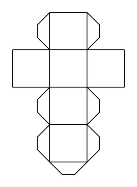 65 шаблонов кубиков из бумаги для распечатки