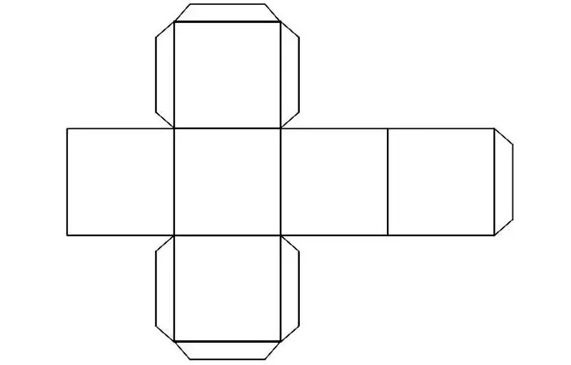 65 шаблонов кубиков из бумаги для распечатки