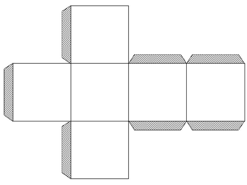 65 шаблонов кубиков из бумаги для распечатки