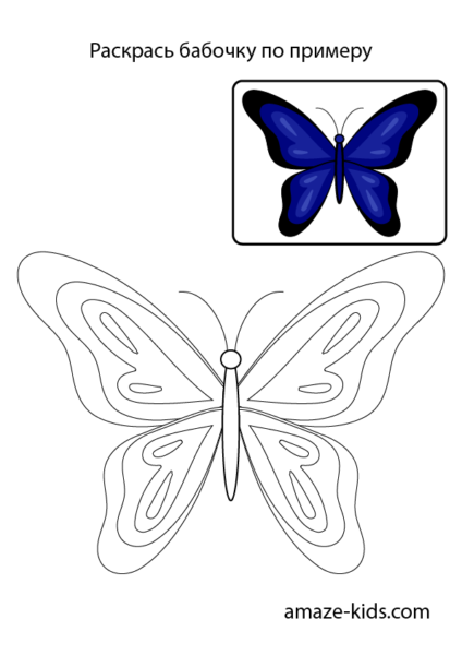 85 рисунков бабочек