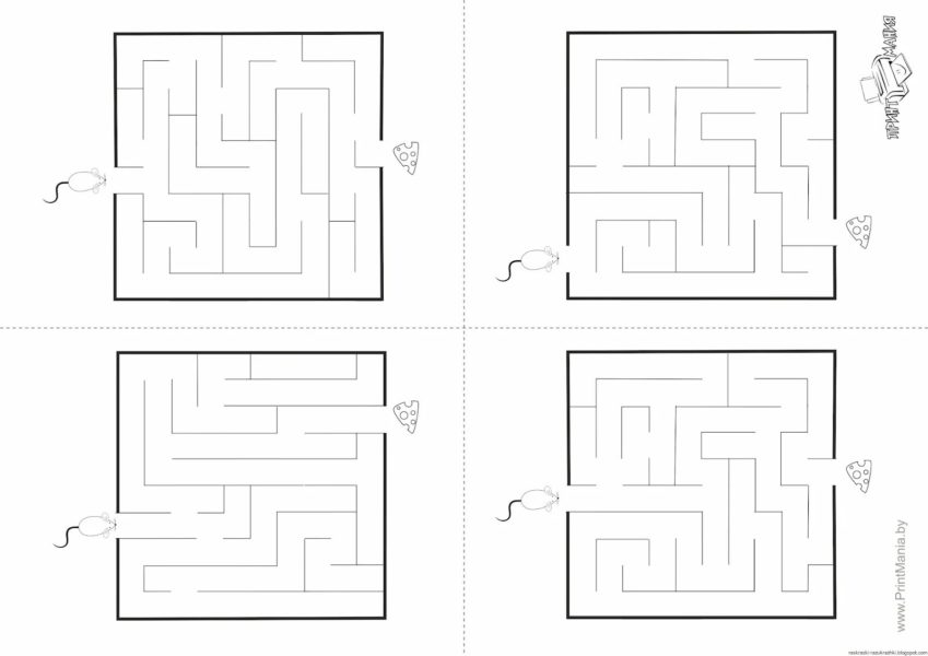 96 лабиринтов для детей