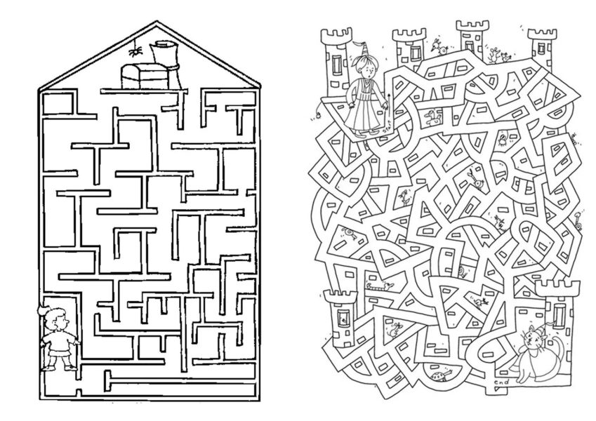 96 лабиринтов для детей