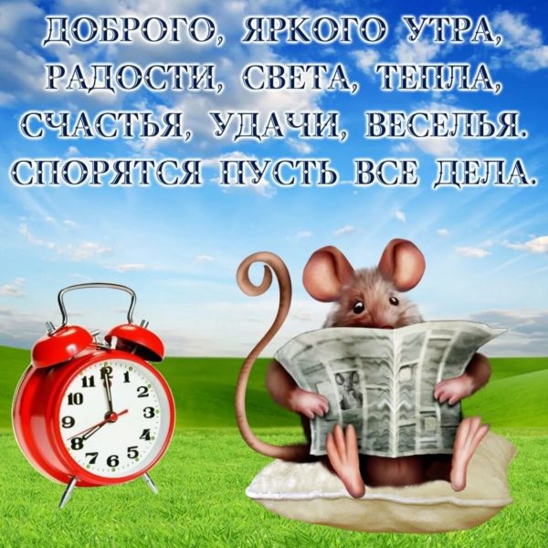 Доброе утро! 170 необычных красивых картинок