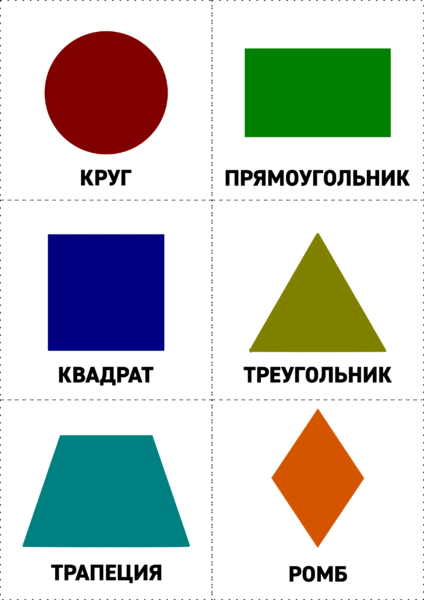 Геометрические фигуры и их названия: 55 картинок