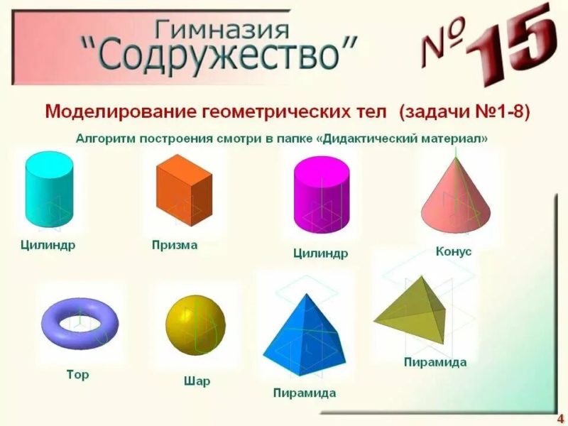 Геометрические фигуры и их названия: 55 картинок