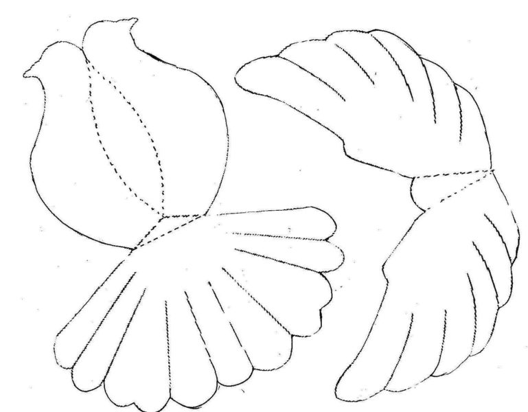 Голуби: 80 шаблонов для вырезания
