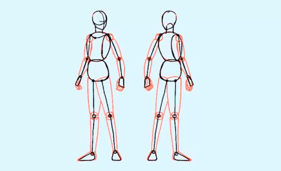 Как надо правильно рисовать человека
