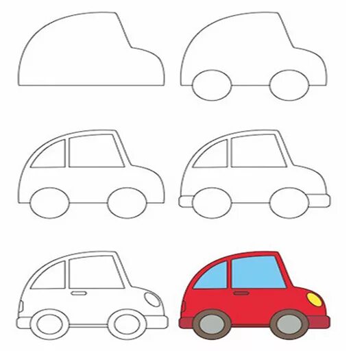 Автомобиль рисунок 1 класс окружающий мир как нарисовать