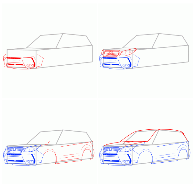 Как рисуется машина. Рисунок машины поэтапно. Как рисовать машину поэтапно. Гоночные машины рисунки поэтапно. Нарисовать гоночную машину поэтапно.