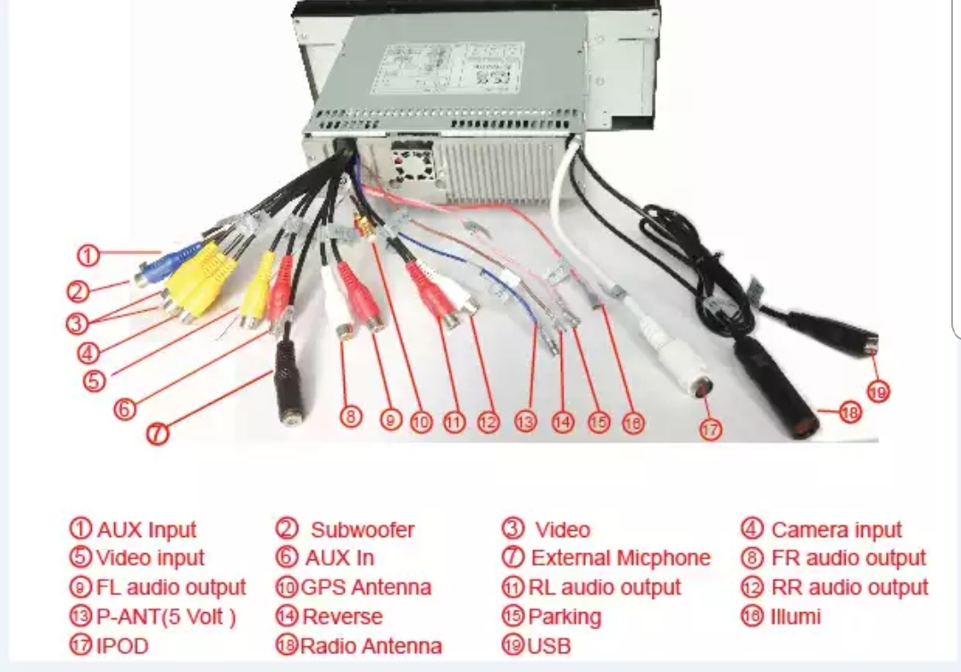 Как подключить активный сабвуфер к андроид магнитоле. Андроид магнитола 2 din провод усилителя. Распиновка китайской автомагнитолы 2 din.