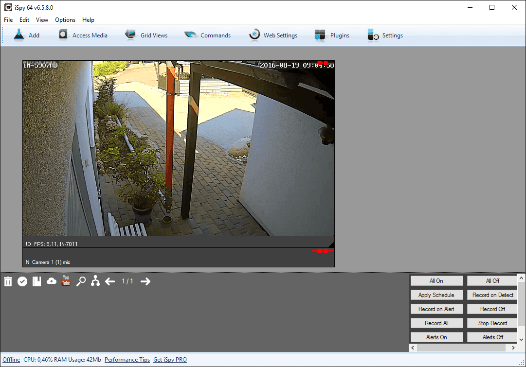 Как в ispy добавить видеорегистратор - фото