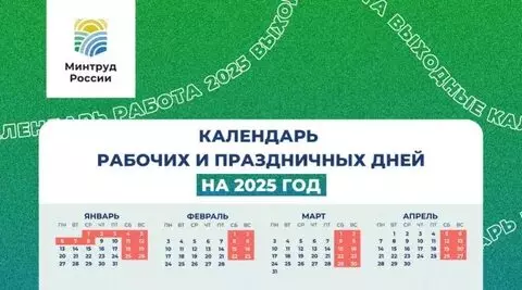 Календарь праздников на 2025 год