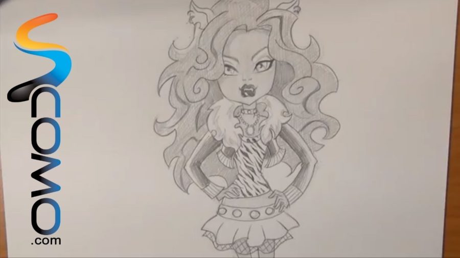 Картинки Monster High для срисовки (рисунки карандашом)