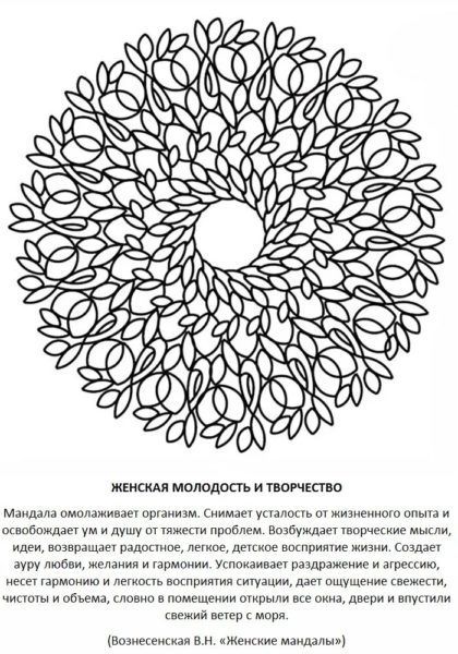 Мандалы: 110 раскрасок со значением