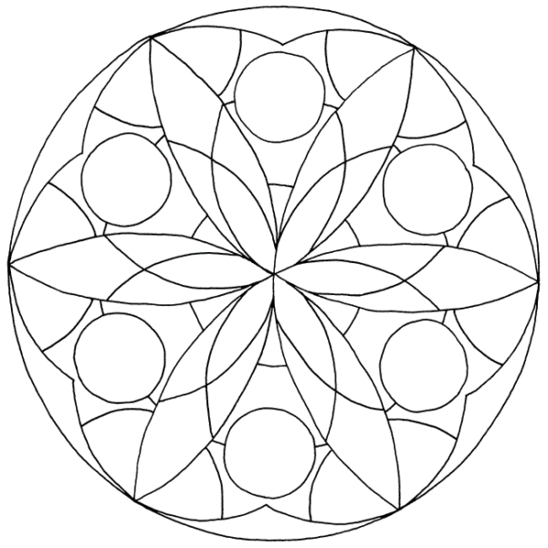 Мандалы: 110 раскрасок со значением