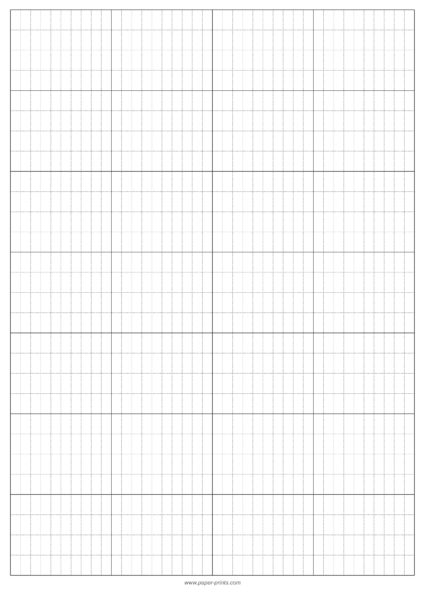 Миллиметровка в А4: 25 распечаток в хорошем качестве