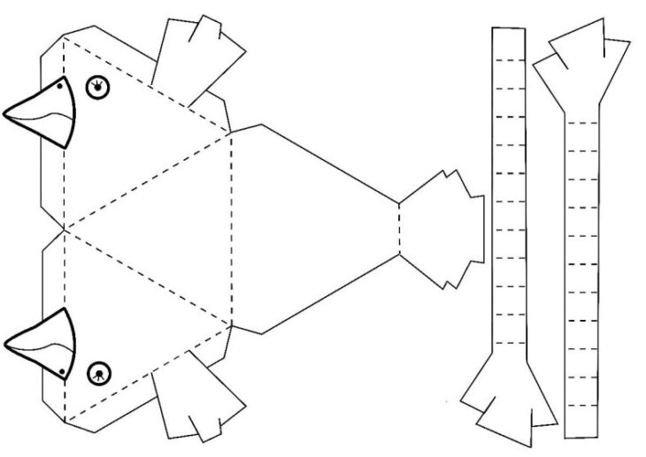 Поделки из бумаги для 1 класс с шаблонами (151 фото)