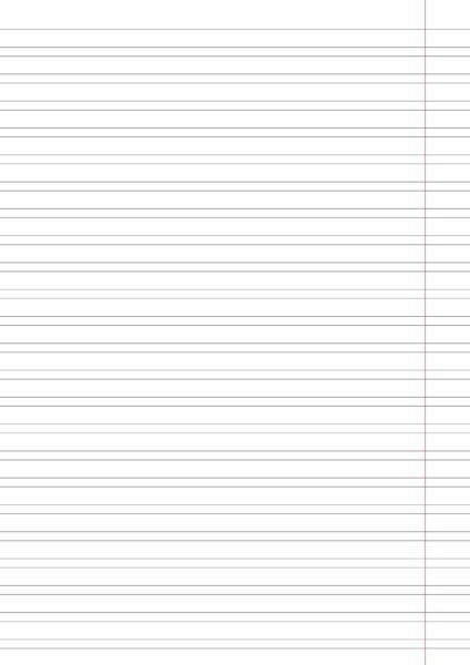 Разлинованные листы а4: 26 шаблонов
