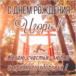 С днем рождения, Игорь! 120 прикольных картинок