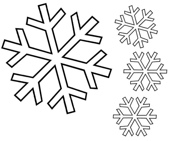 Снежинки на окна: 130 трафаретов для распечатки